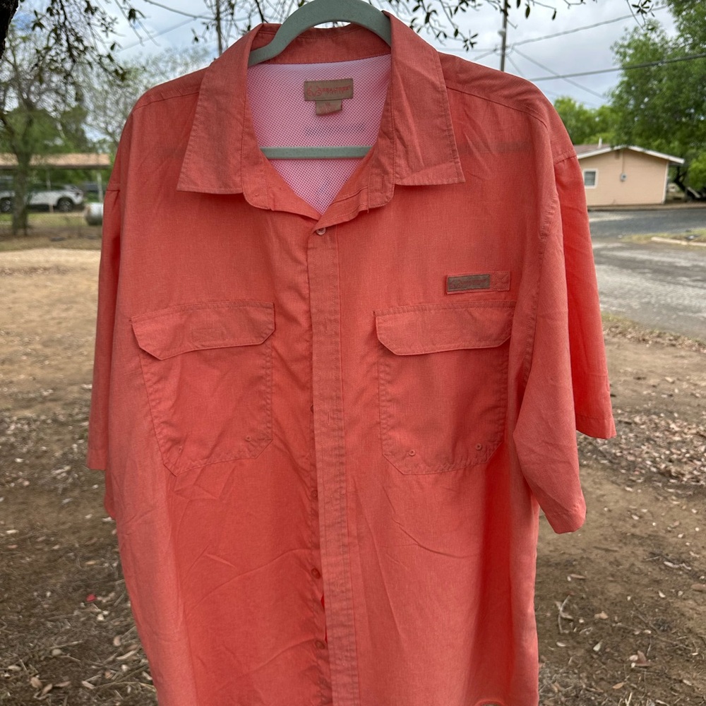 Men's Coral Short Sleeve Shirt